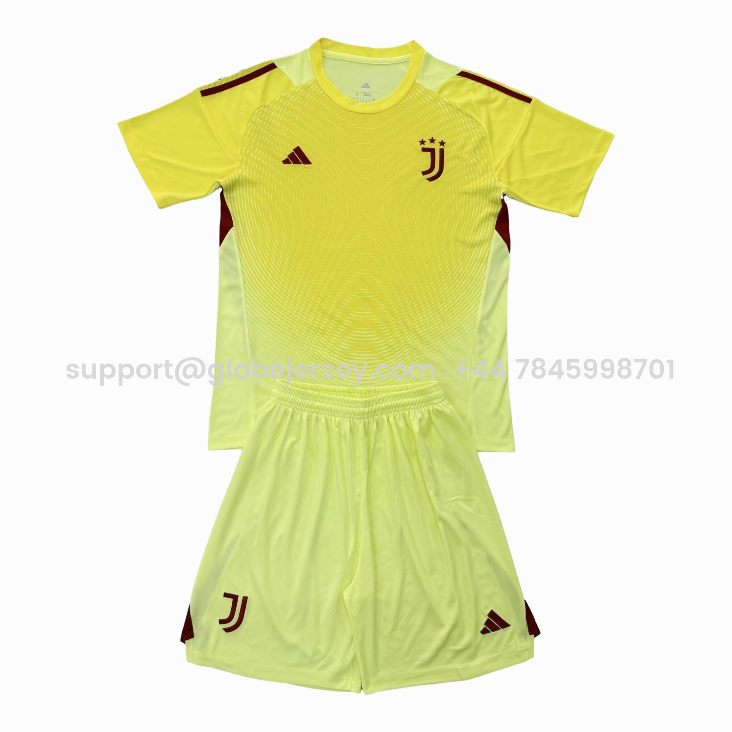 Juventus 25-26 Yellow Goalkeeper Men's Adult Jersey Set - Fans Version