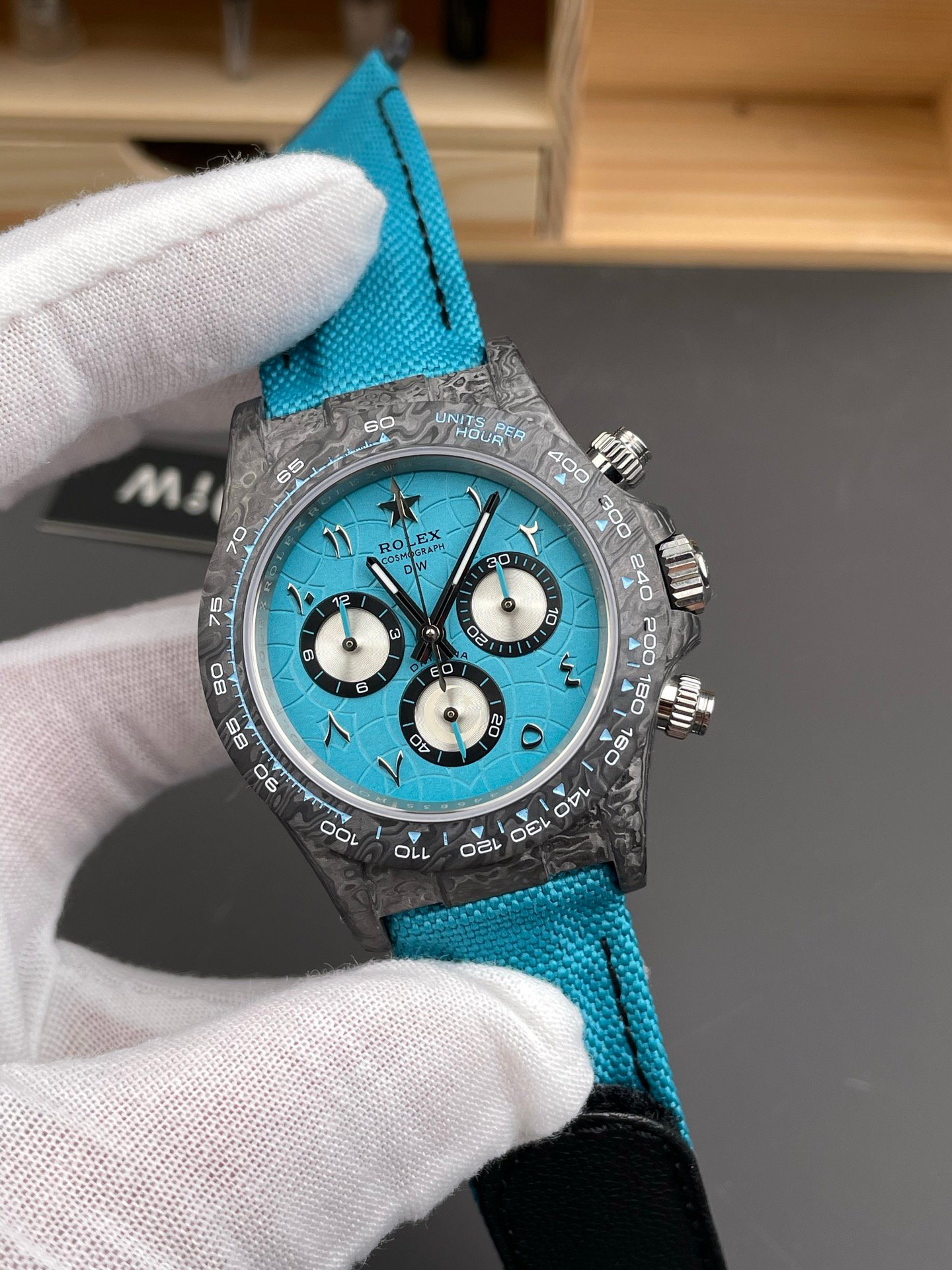 Rolex Daytona Carbon Blue