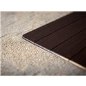 Anji Mountain Bamboo 36 x 48 Chair Mat for Carpet and Hard Floor, Rectangular with Lip, Cherry