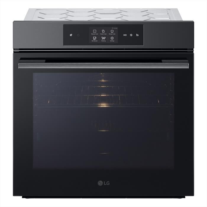 LG - Forno incasso elettrico INSTAVIEW WSED7665B A++-Black Steel