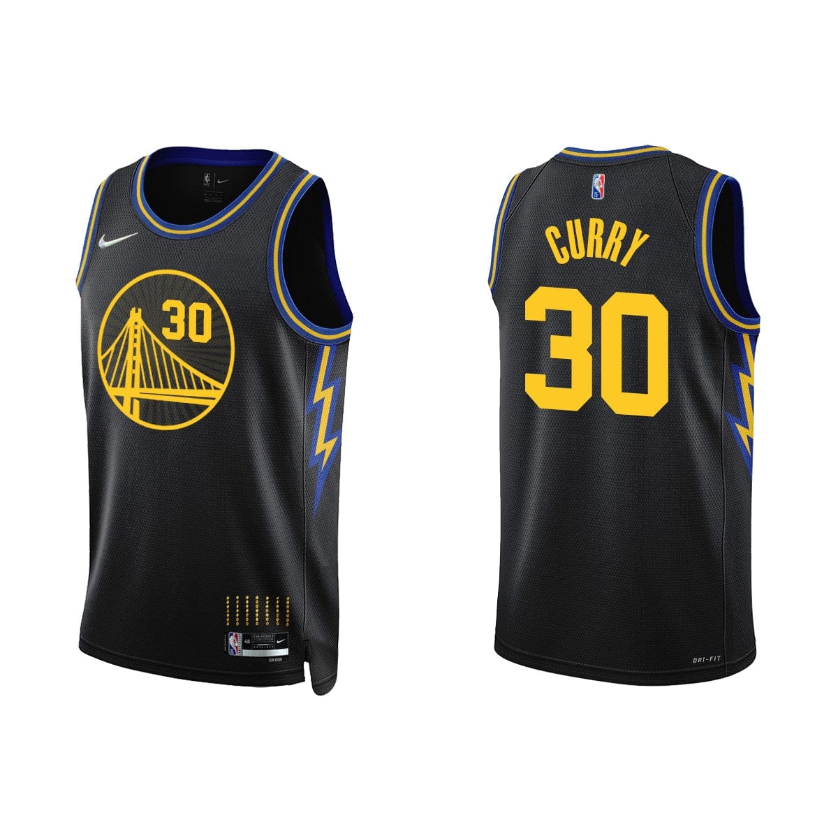 Stephen Curry Golden State Warriors 2021-22 City Edition Jersey