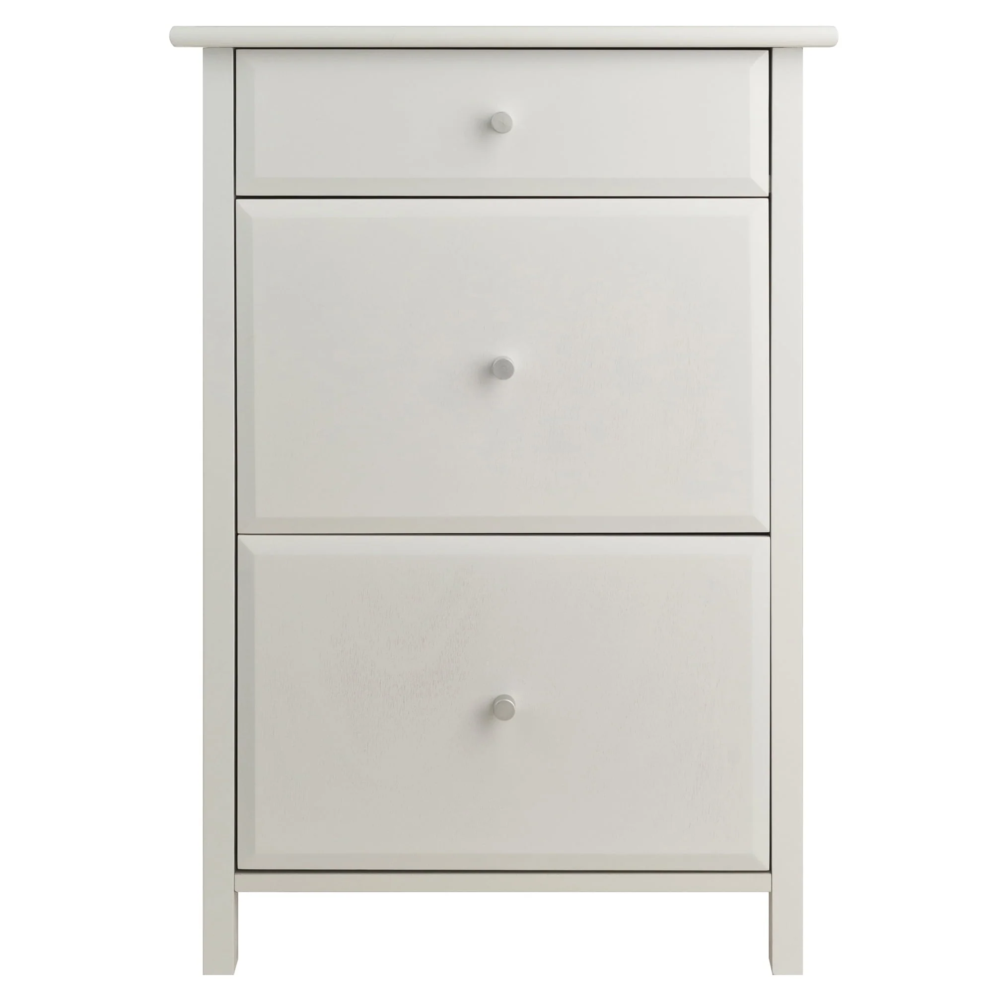 Winsome Wood Delta Home Office File Cabinet, White Finish