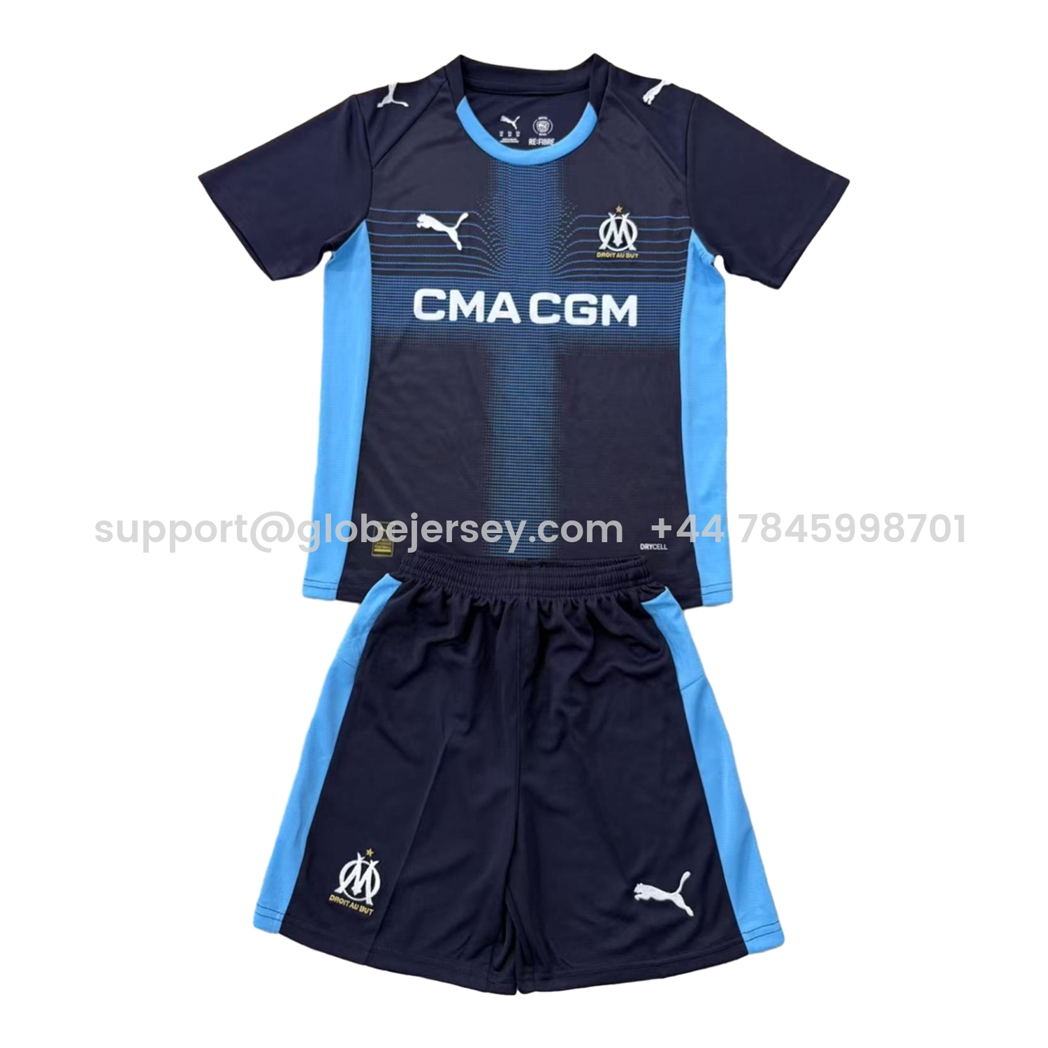 Marseille 25-26 Away Men's Adult Jersey Set - Fans Version