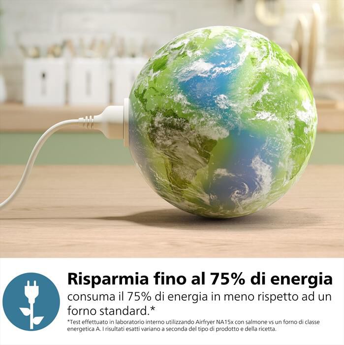 PHILIPS - Friggitrice ad aria AIRFRYER SERIE 1000 NA150/00-Nero