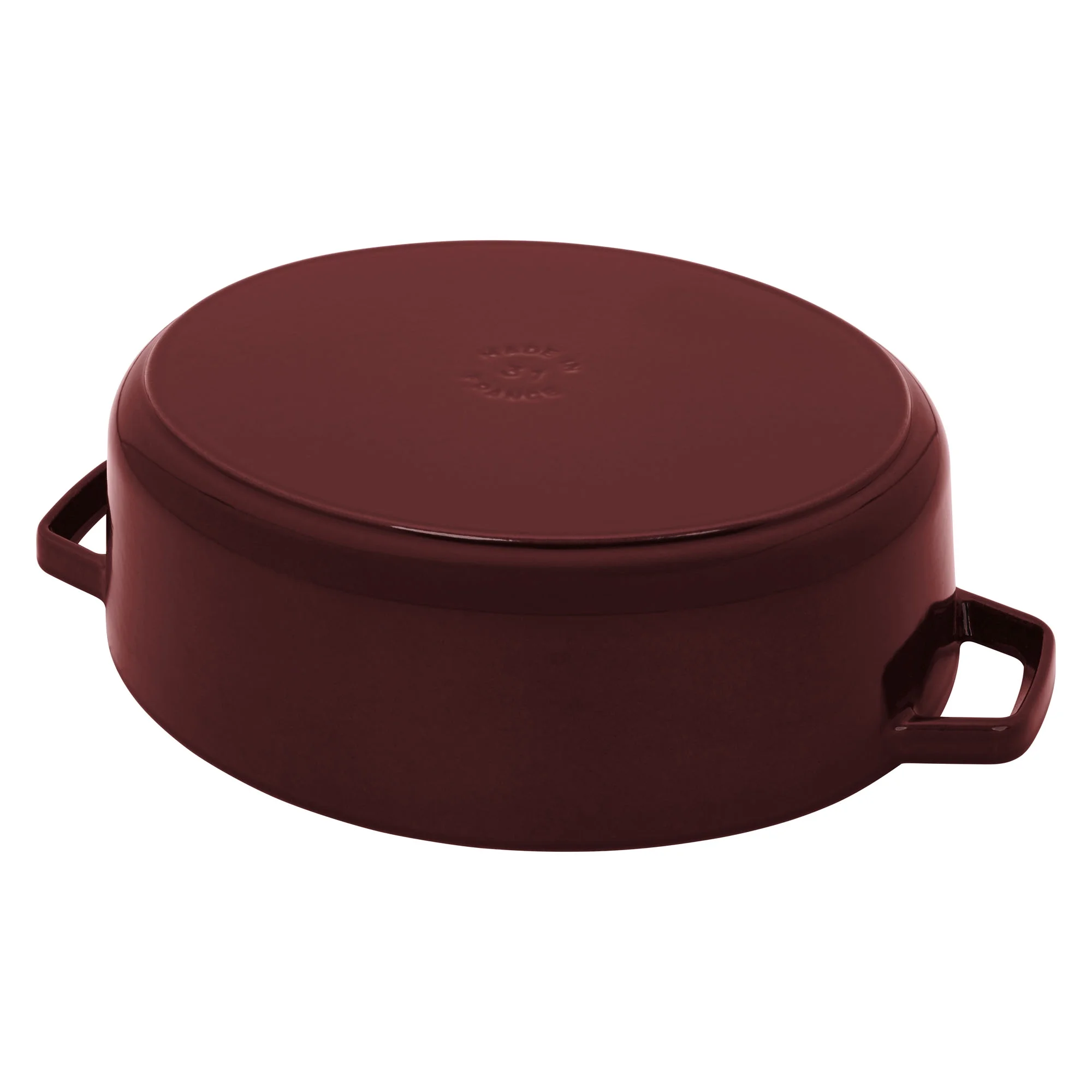 Staub Cast Iron 6.25-qt Shallow Oval Dutch Oven - Citron
