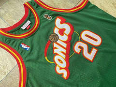 Supersonics No. 20 Gary Payton Green  MN