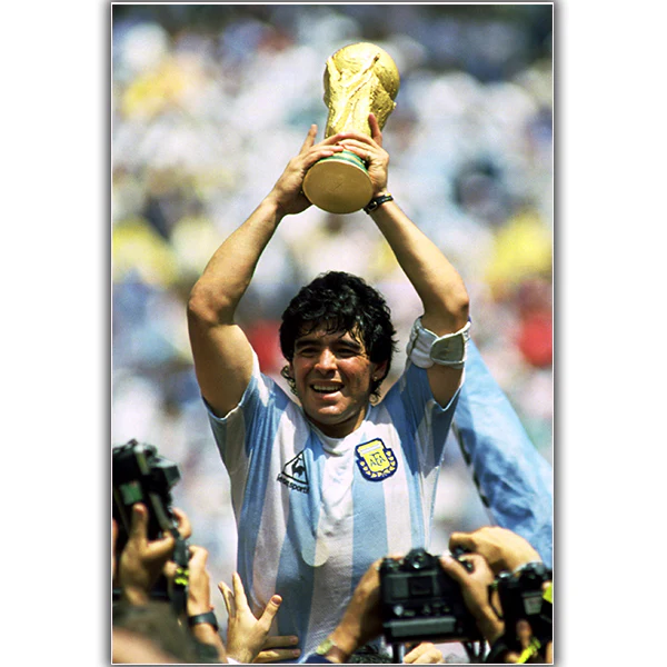 Argentina Maradona World Cup Poster