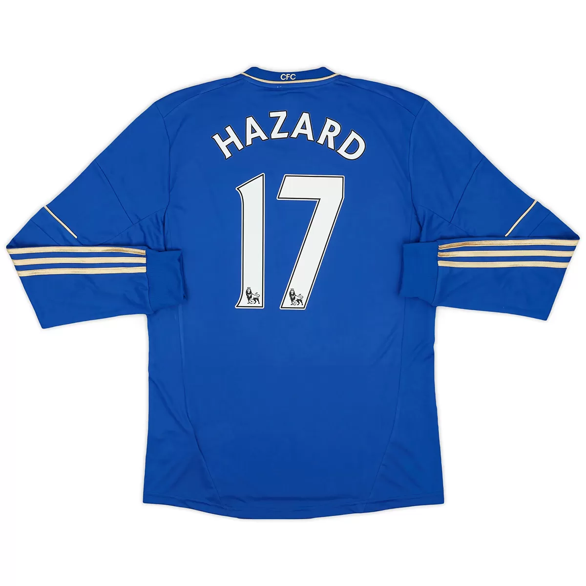 HAZARD #17 Chelsea 2012/13 Home Retro Long Sleeve Jersey