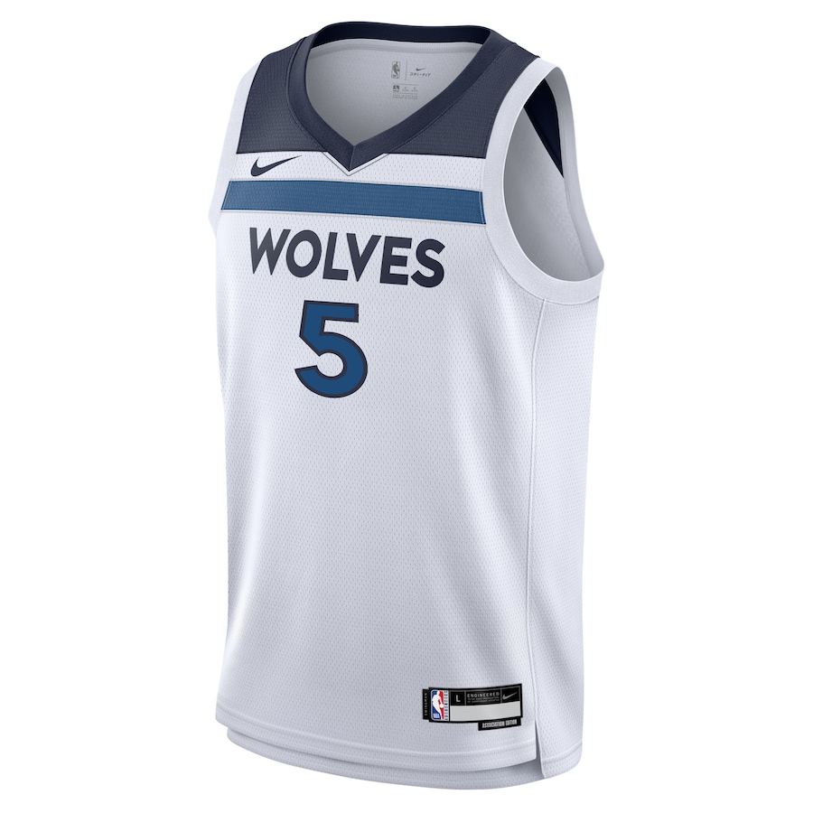 Youth Minnesota Timberwolves Anthony Edwards Nike White Swingman Jersey - Association Edition