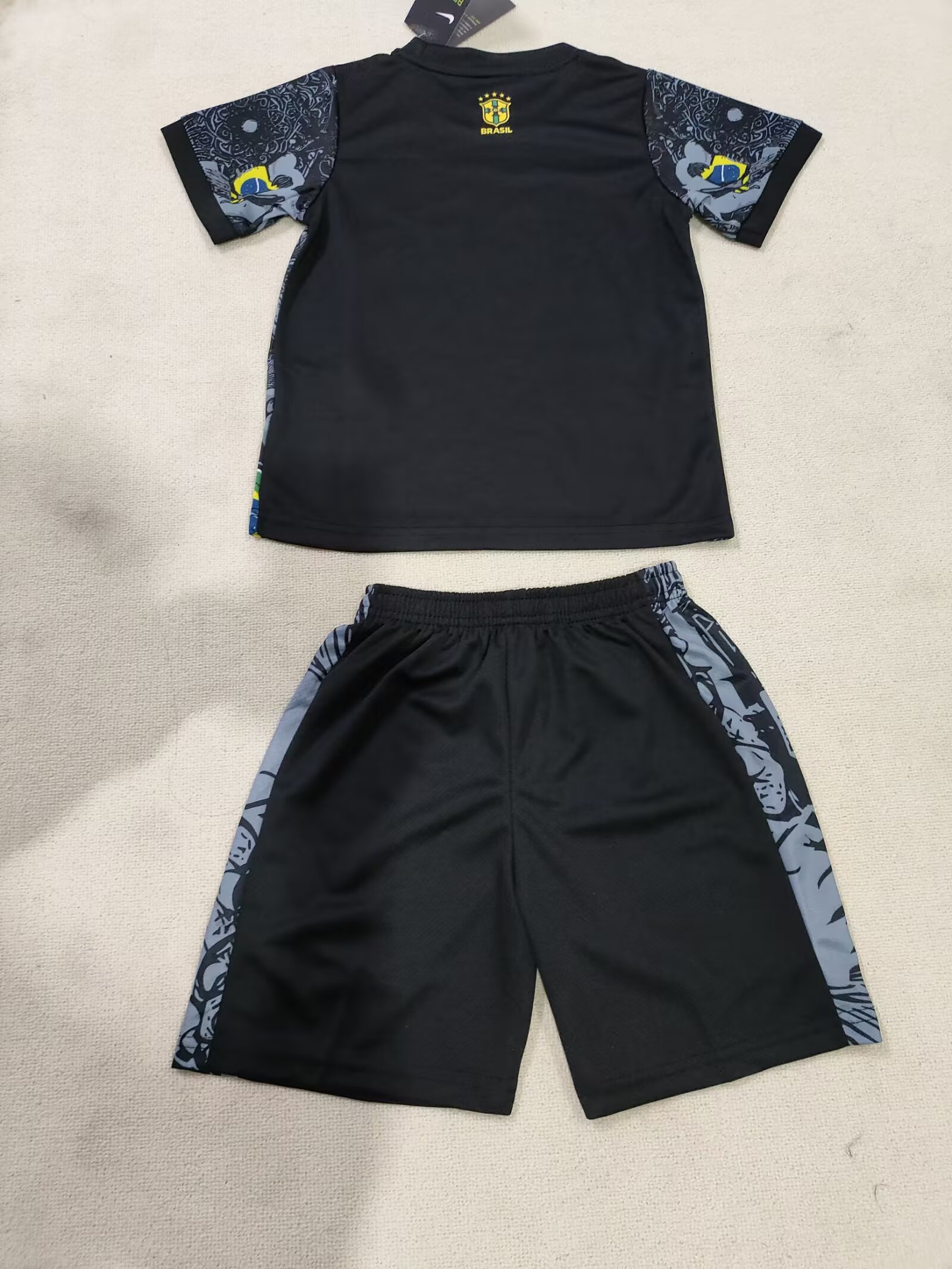 2024-25 Brazil Christ the Redeemer Special Children's Jersey Set - Fans Edition