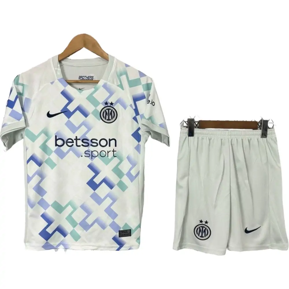 25-26 Inter Milan Away Jersey Children's suit - Fans Edition