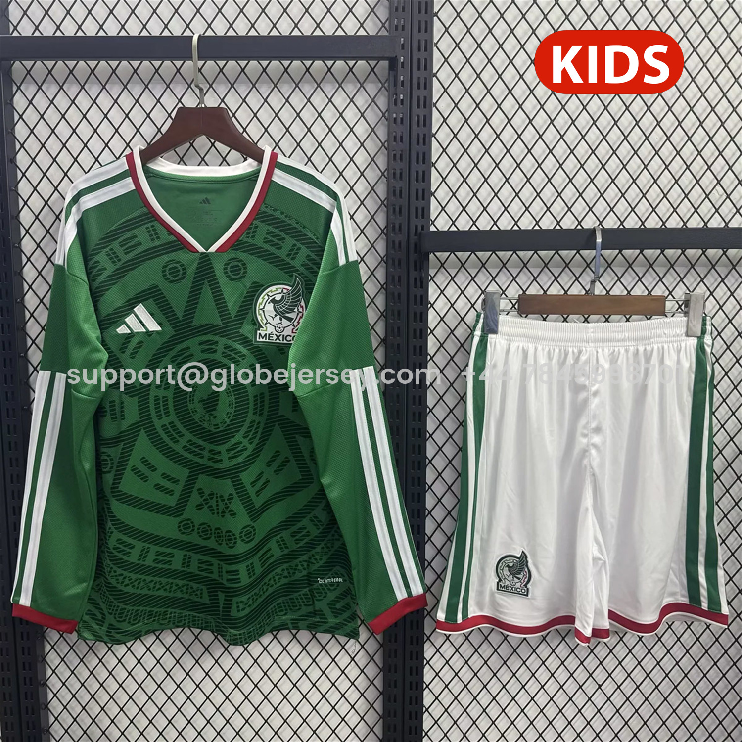 Mexico 2026 Home Long Sleeves Kids Kit