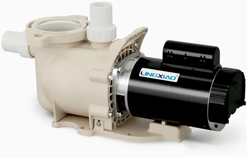 1.5 HP Single-Speed In-Ground Pool Pump — 6900 GPH. Low-Noise. High-Suction Design with Filter Basket
