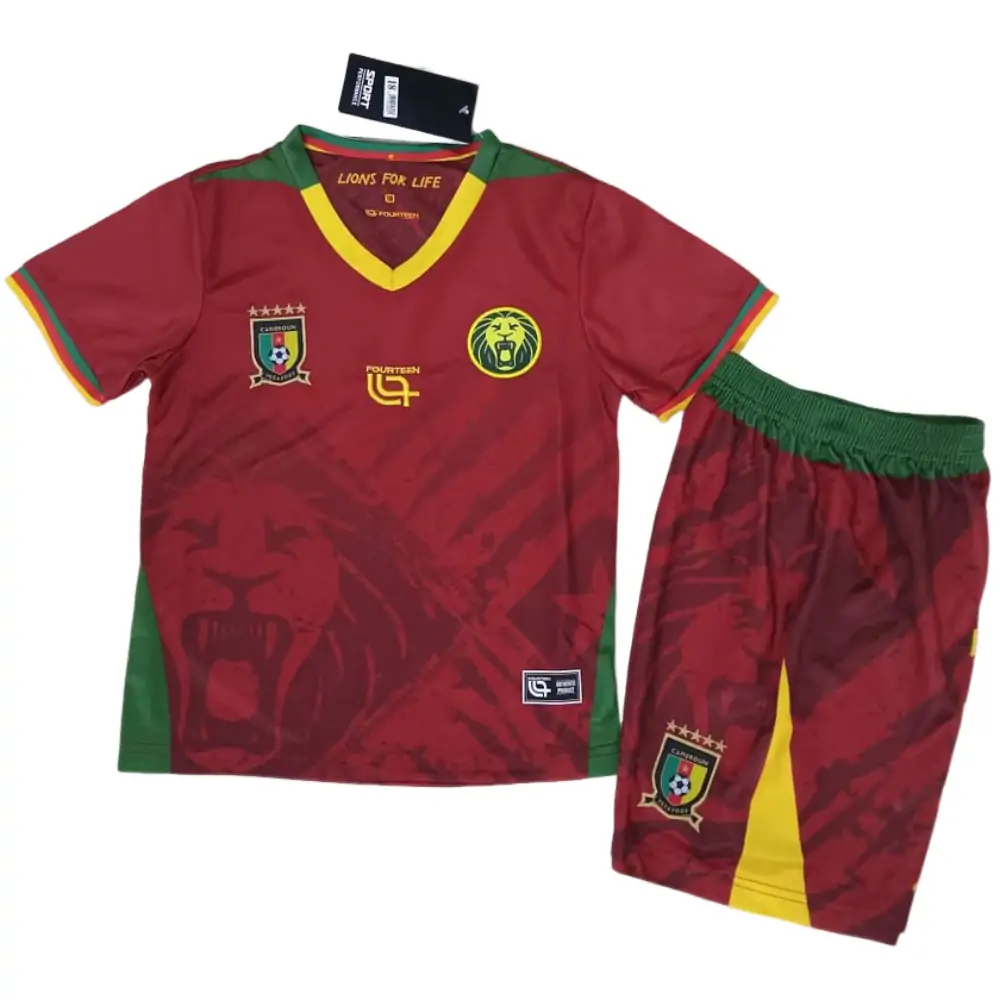 25-26 Cameroon Away Shirt - Kids