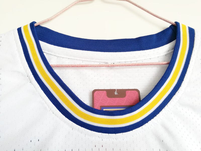 NCAA Rodman University No. 10 Big Chong Net Silver Embroidered Jersey White