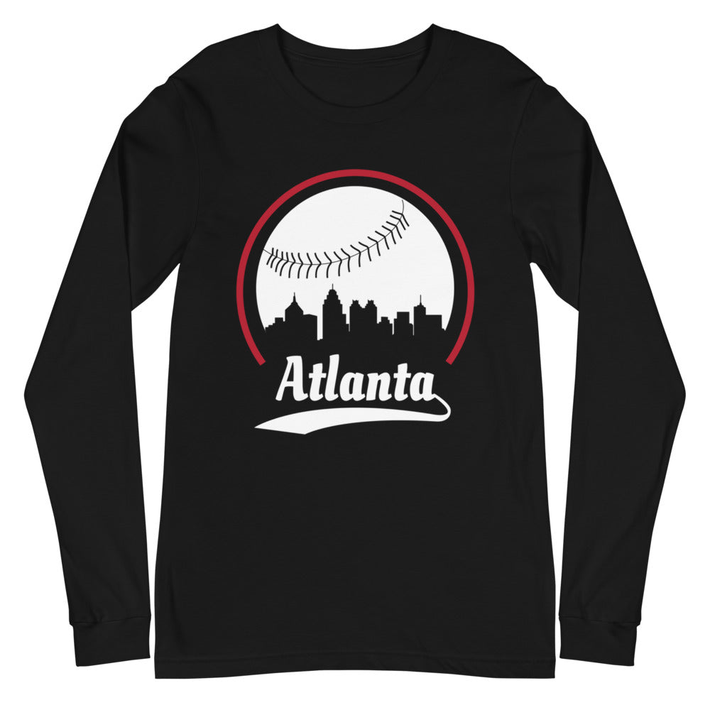 Atlanta Braves Long Sleeve Tee Shirt Unisex Cotton