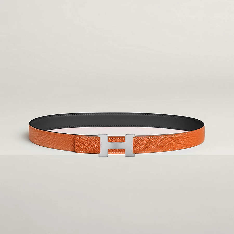 Mini Constance belt buckle & Reversible leather strap 24 mm