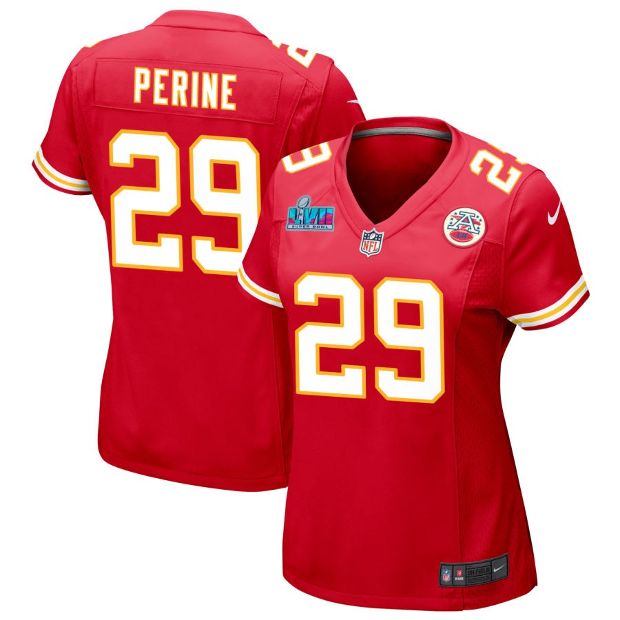La'Mical Perine Kansas City Chiefs Nike Women's Super Bowl LVII Game Jersey - Red