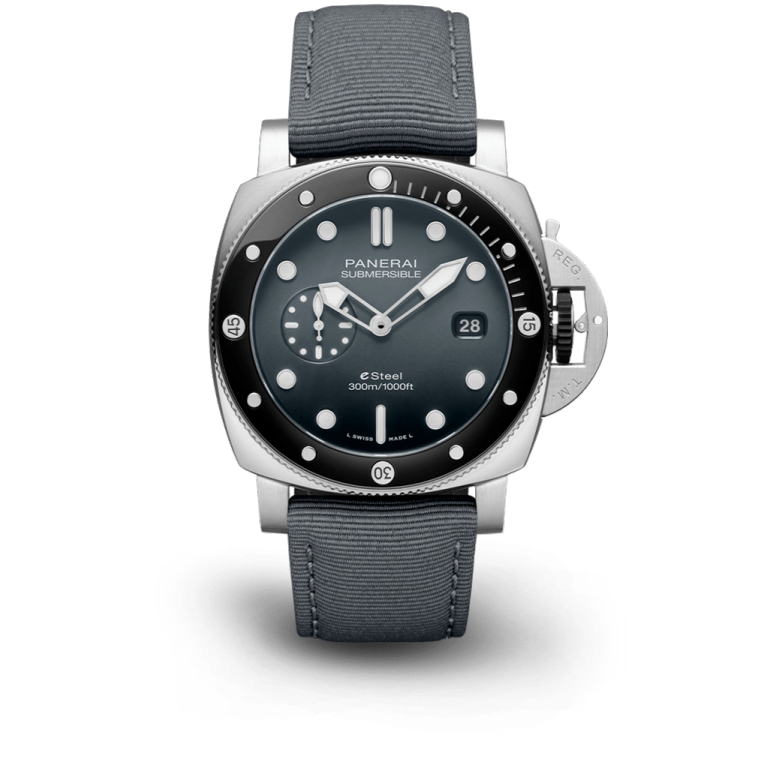 【Super Clone】Submersible Gray QuarantaQuattro ESteel™ Grigio Roccia 44mm