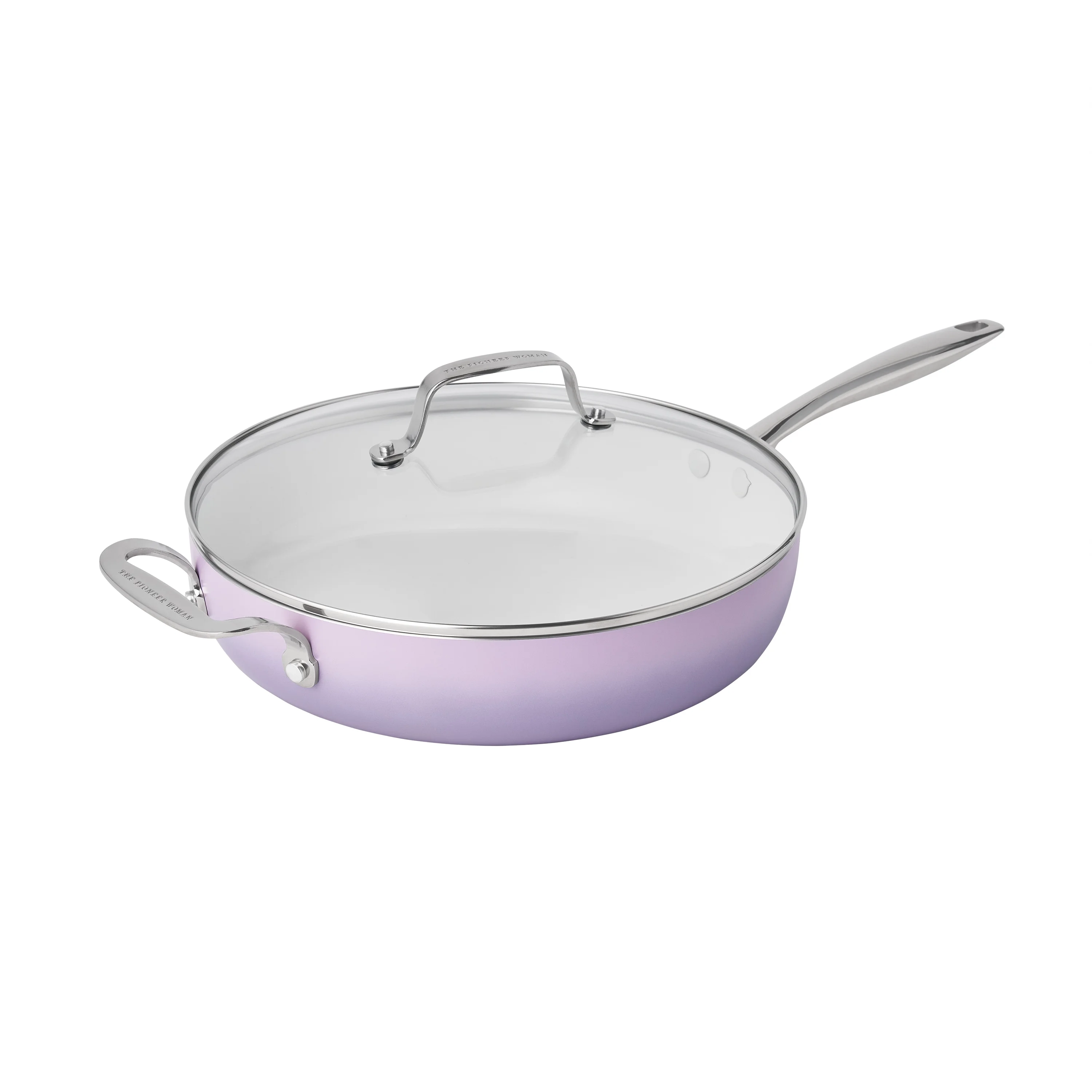 The Pioneer Woman Harlow 15-Piece Cookware Set, Ceramic Non-Stick Pots and Pans Set, Taupe