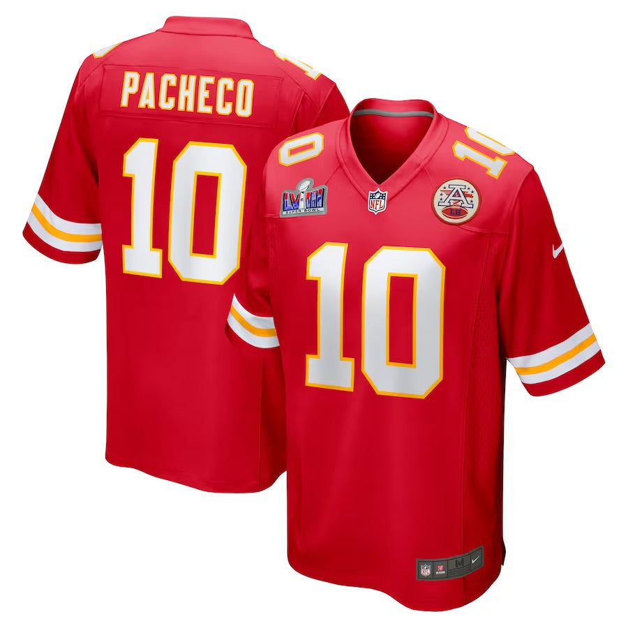 Isiah Pacheco Kansas City Chiefs Super Bowl 2024 Jersey