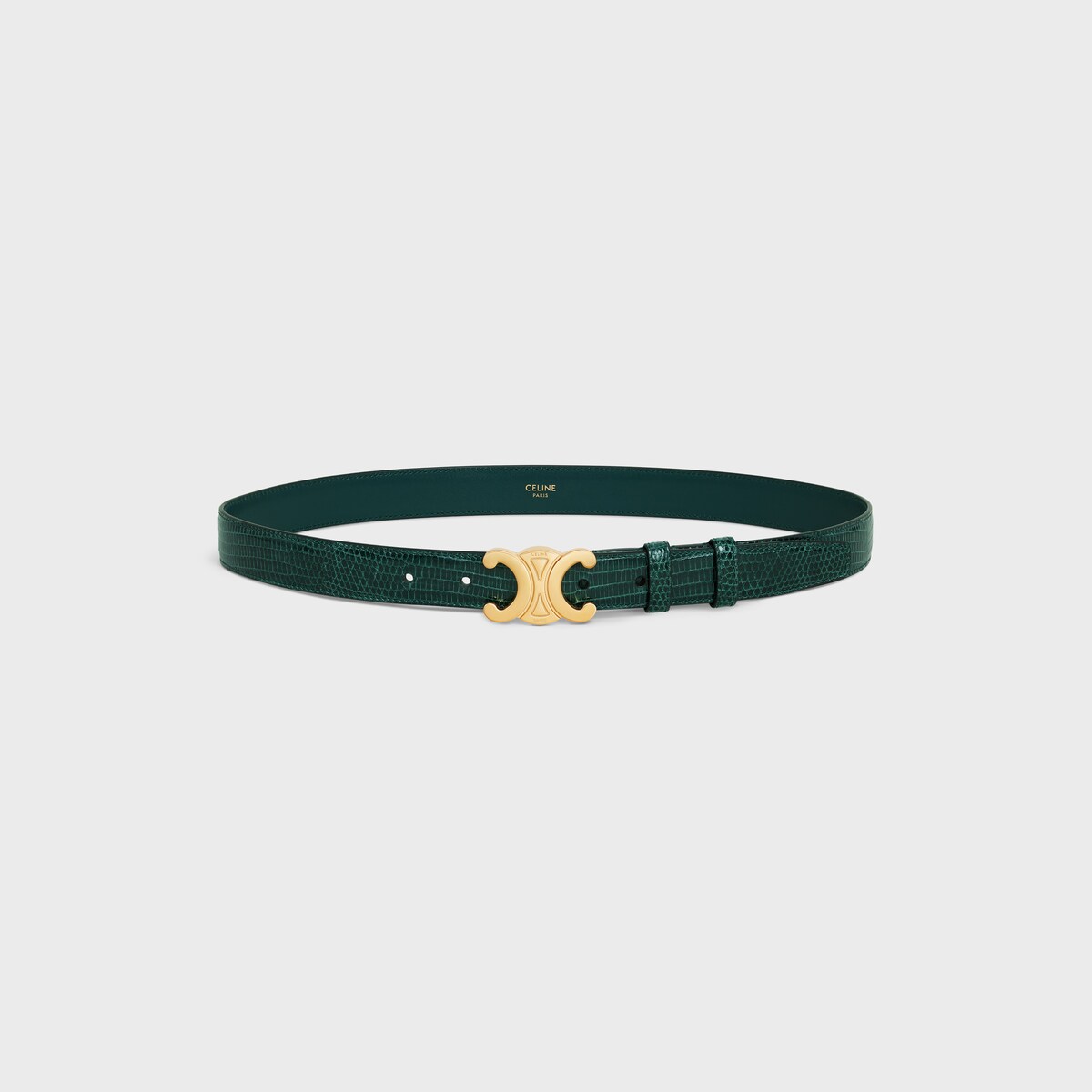 Medium Triomphe Belt in Lizard