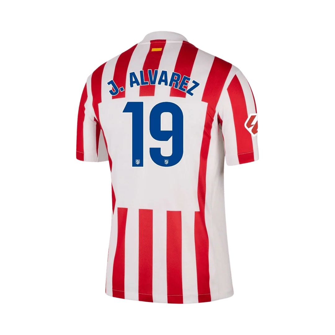 J.ALVAREZ #19 Atletico Madrid Home Soccer Jersey 2025/26