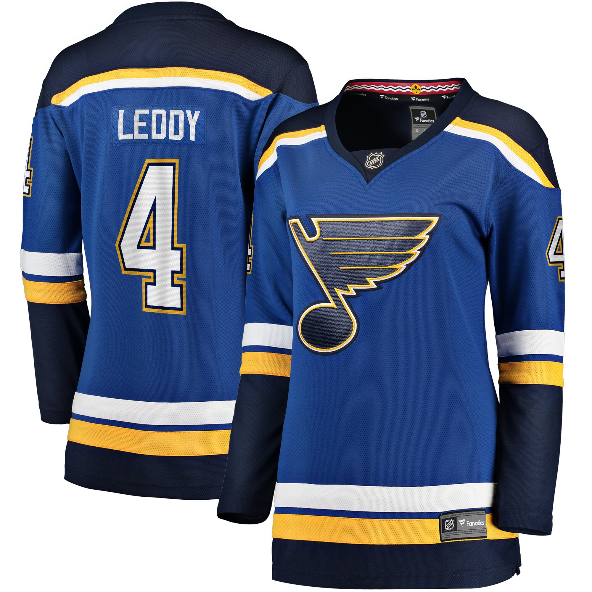 Nick Leddy St. Louis Blues Fanatics Women’s Home Breakaway   Jersey – Blue