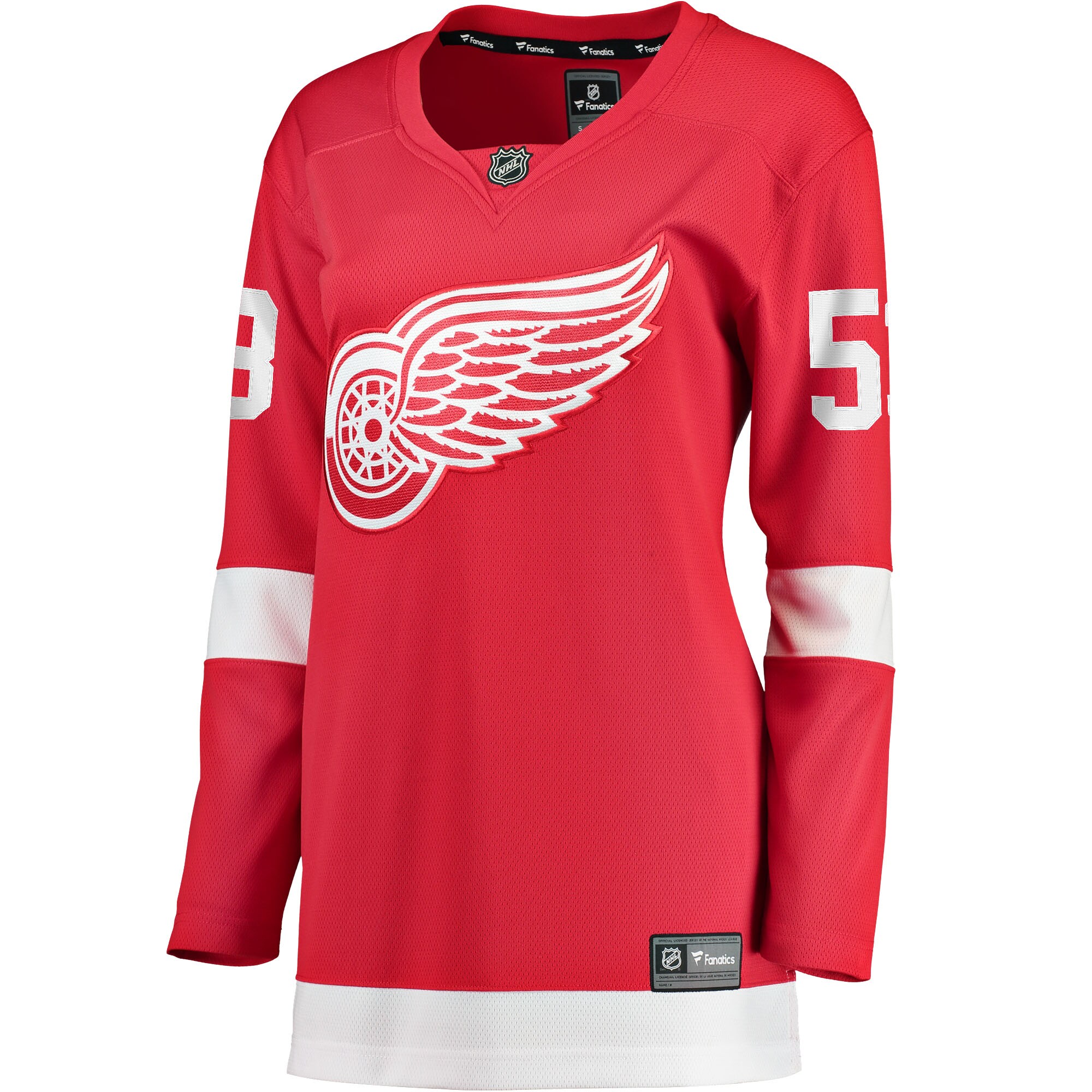 Moritz Seider Detroit Red Wings Fanatics Women’s Home Breakaway   Jersey – Red