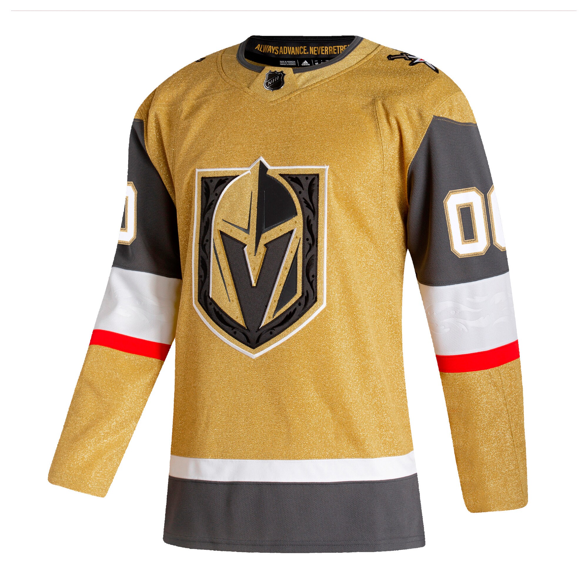 Vegas Golden Knights  Home  Custom Jersey – Gold