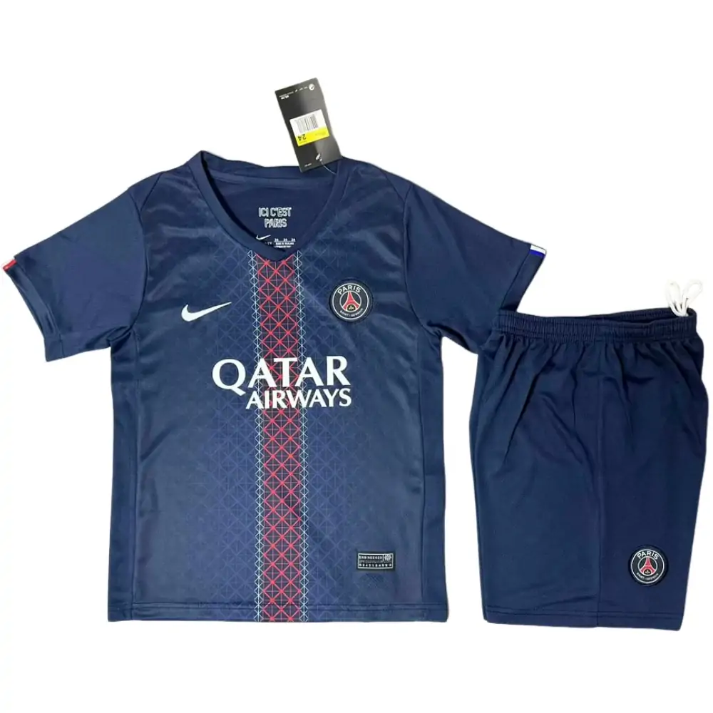 2025-26 Paris Home Jersey Children's Set - Fans Edition
