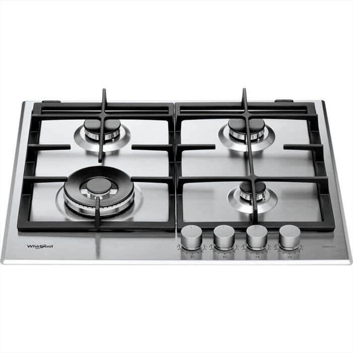 WHIRLPOOL - Piano cottura a gas GMAL 6422/IXL HOB WP 59 cm-Acciaio inossidabile