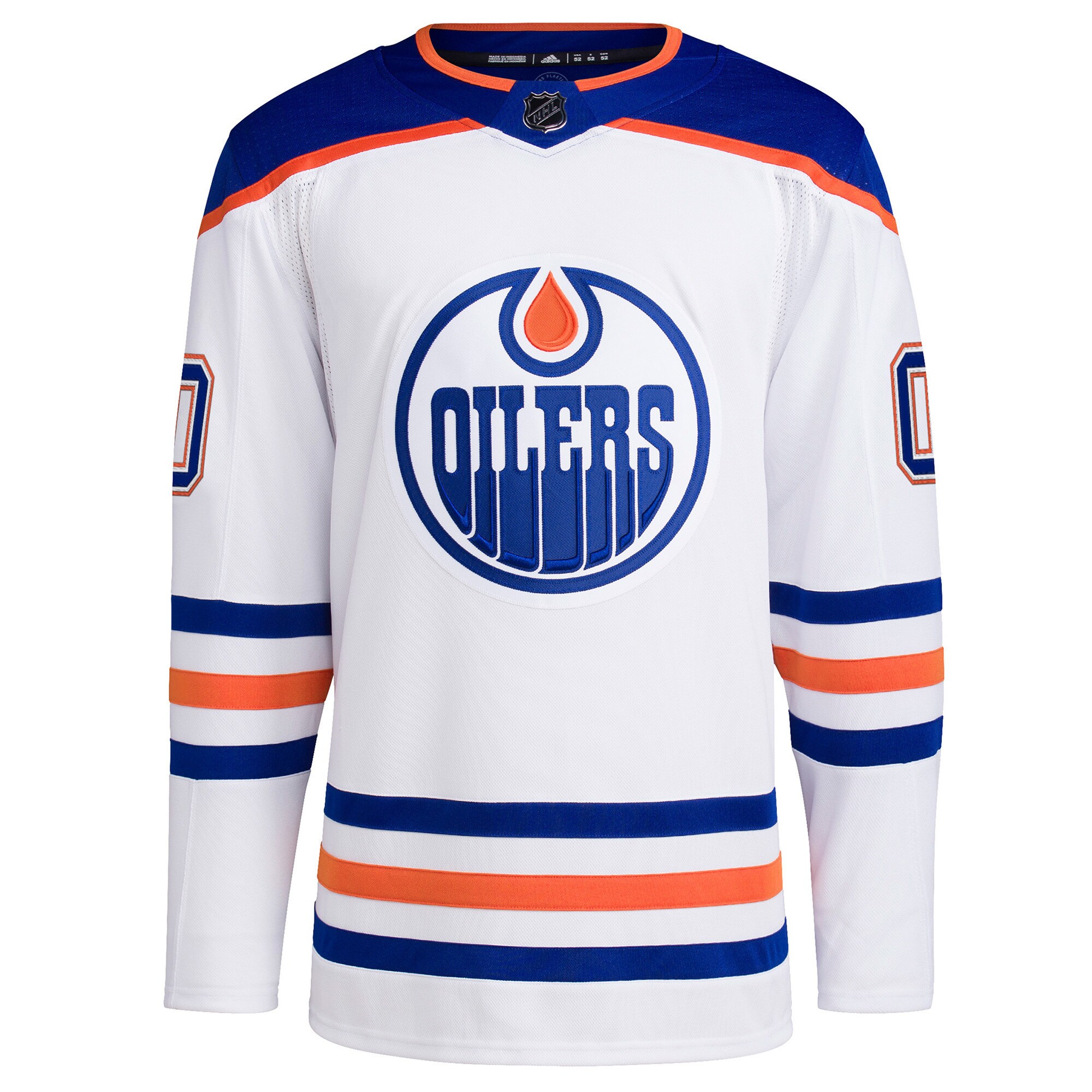 Edmonton Oilers   Away  Primegreen  Custom Jersey – White