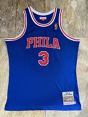 Iverson Philadelphia 76ers 3 Blue MN