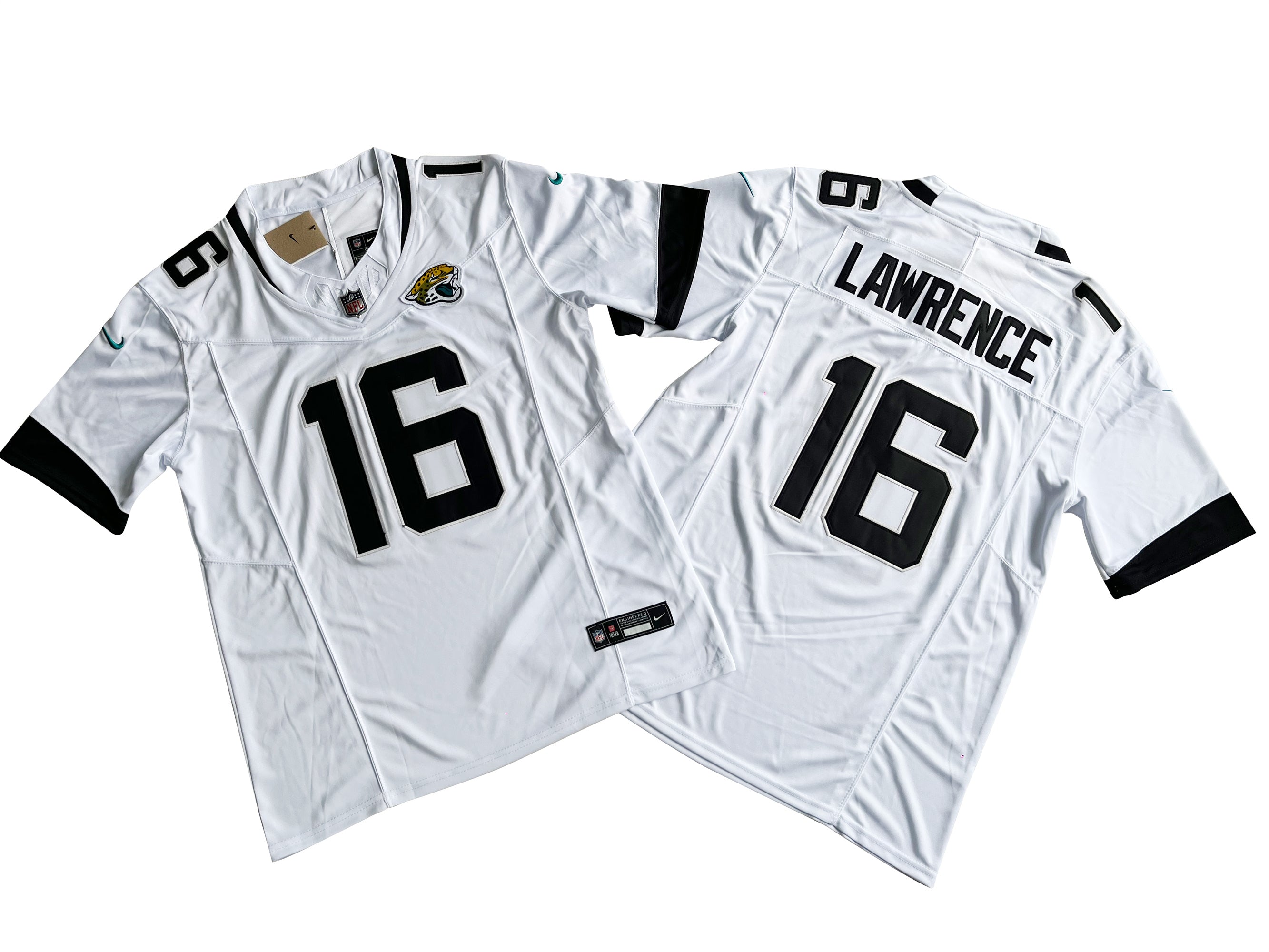 Jacksonville Jaguars 16# Trevor Lawrence White Vapor F.U.S.E. Limited Jersey