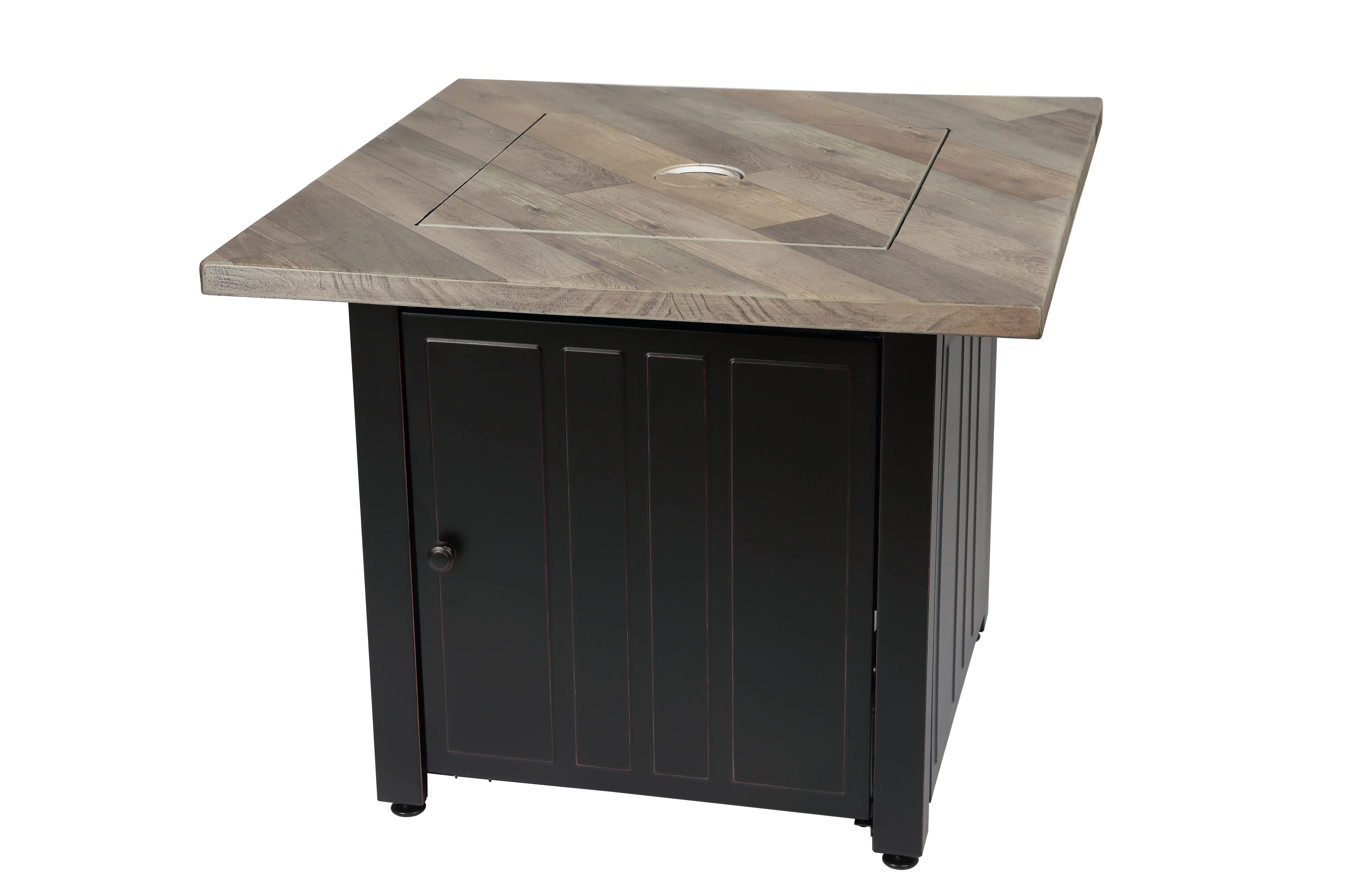 Endless Summer Harper LP Gas Outdoor Fire Pit Table with Fire Glass and Cover - GAD15299ES