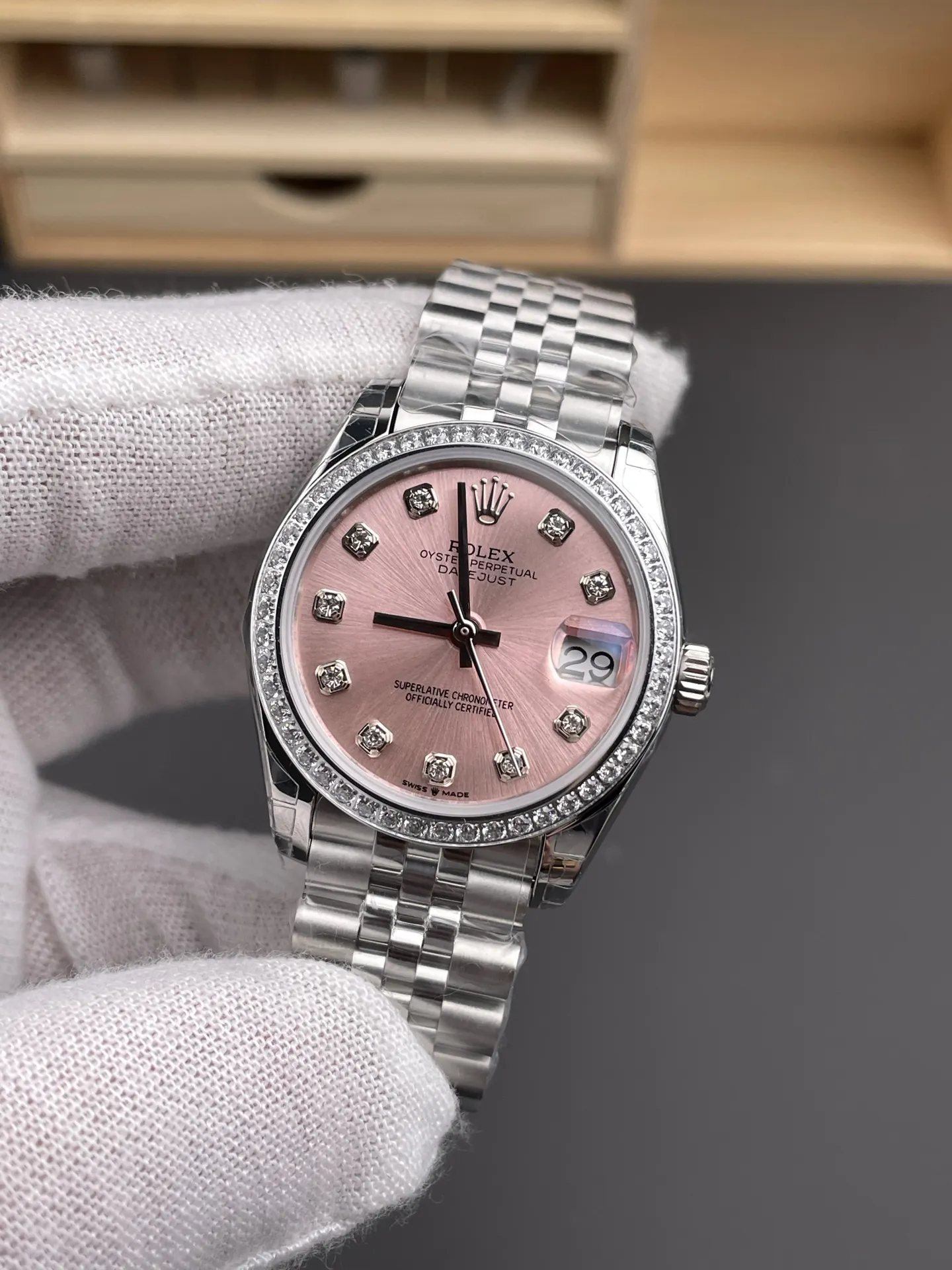 Rolex Datejust Diamond Bezel Ladies 31mm