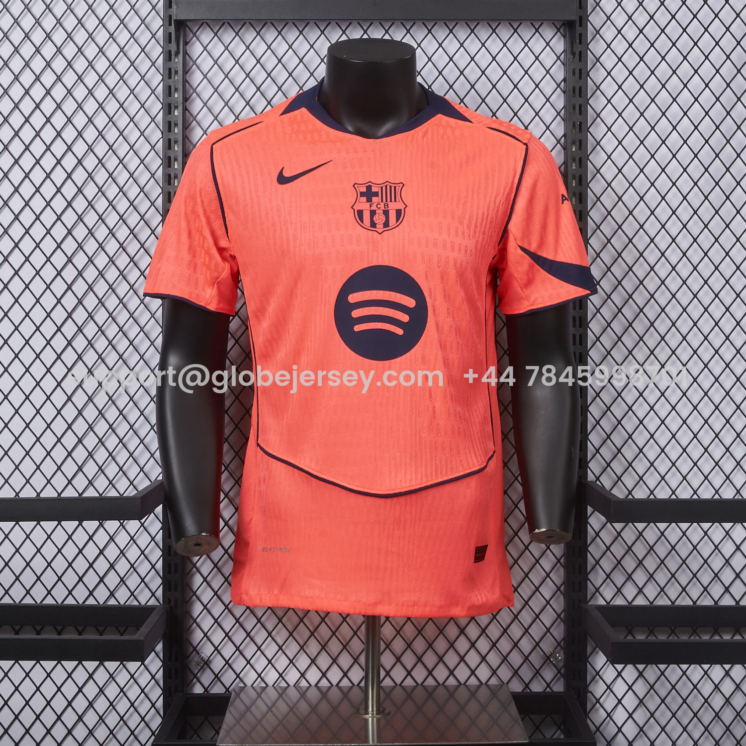 Barcelona 25-26 Third Orange Jersey - Player Version