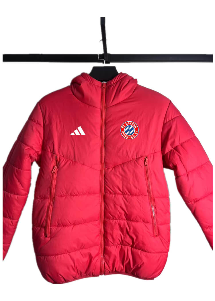 2024/2025 Bayern Munich Red Soccer Cotton jacket 1:1 Thai Quality