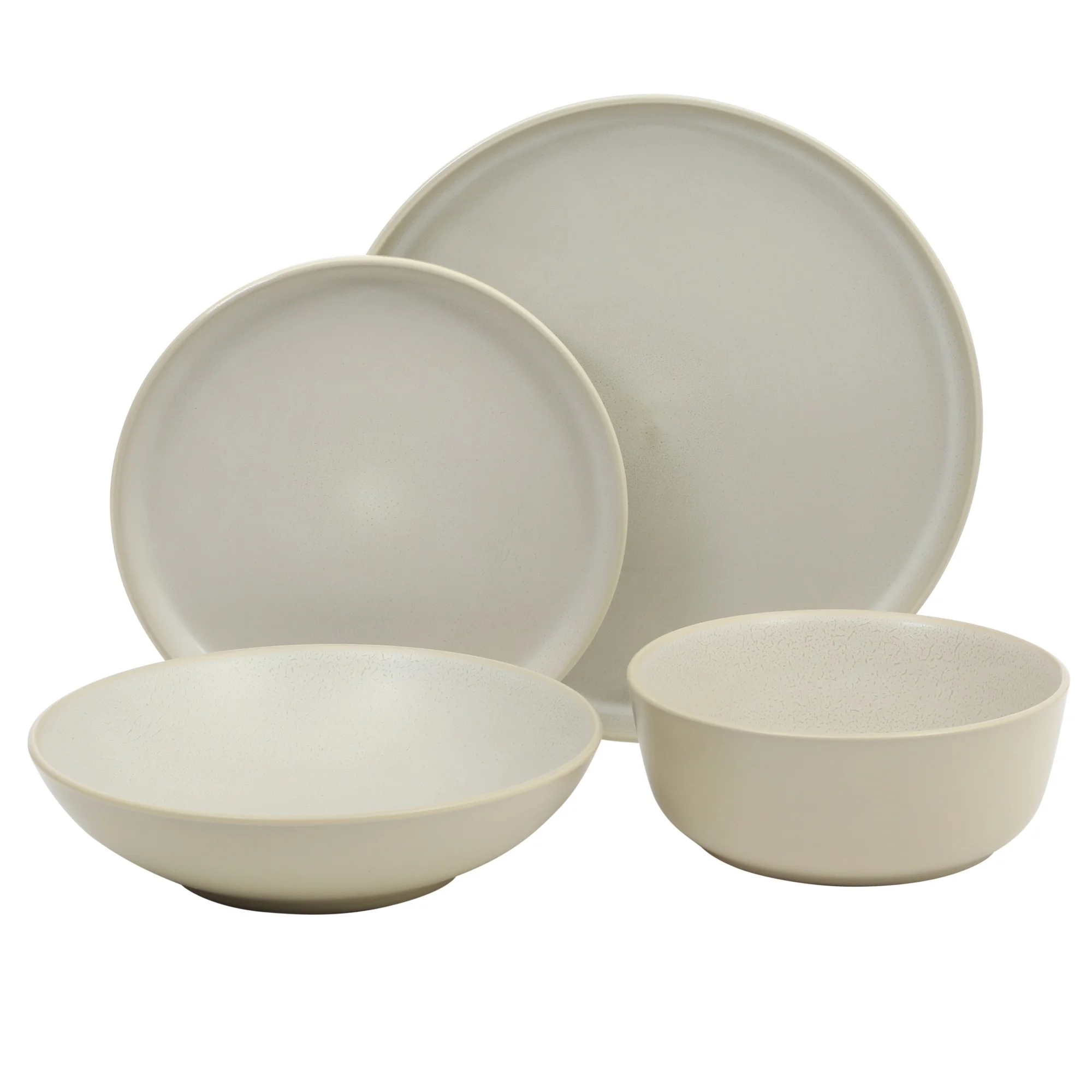 Gibson Elite Tribeca Loft 16-Piece Dinnerware Set - Service for 4 - Matte Blue