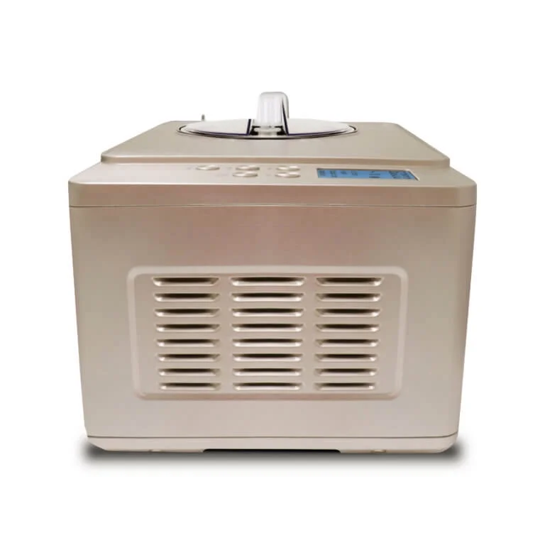Whynter ICM-220CGY 2 Quart Capacity Automatic Compressor Ice Cream Maker & Yogurt Function with Stainless Steel Bowl in Champagne Gold