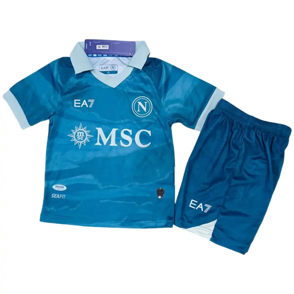 25-26 Naples Second Away Kit - Kids Kit