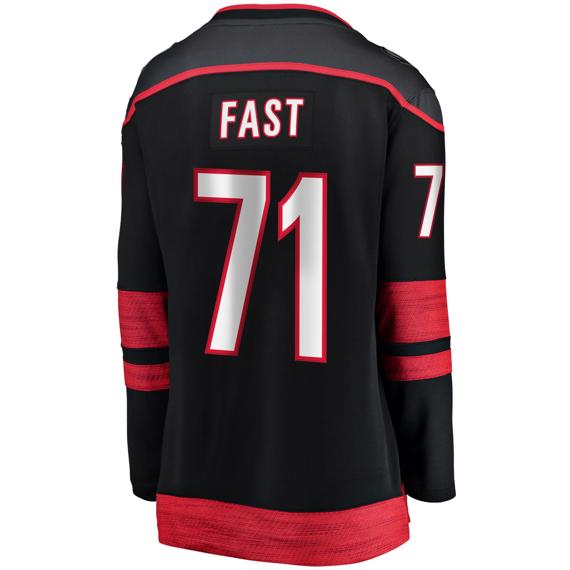 Jesper Fast Carolina Hurricanes Fanatics Women’s Home Breakaway   Jersey – Black