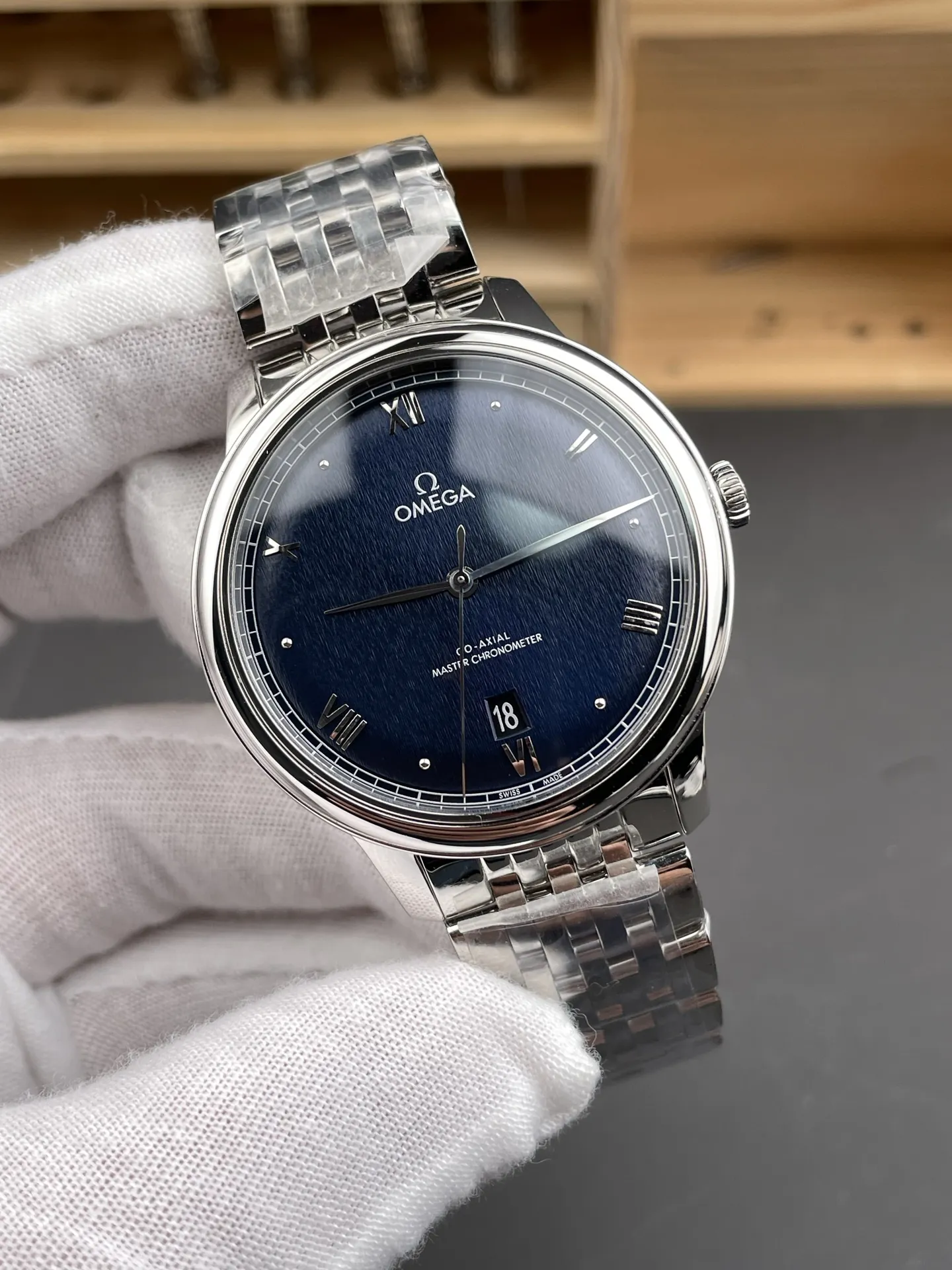 Omega De Ville Blue 39.5mm