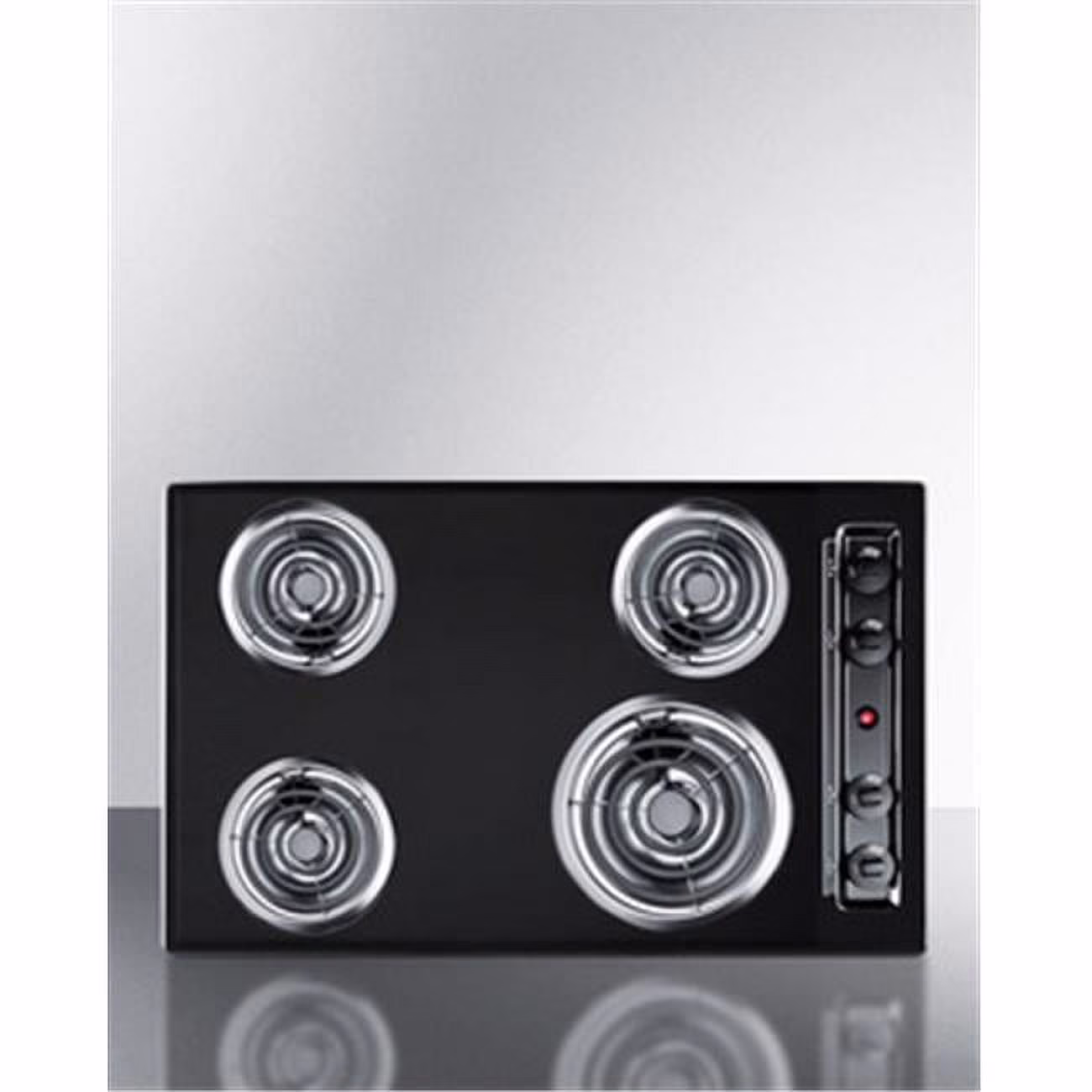30 in. 220V Electric Cooktop - White Porcelain