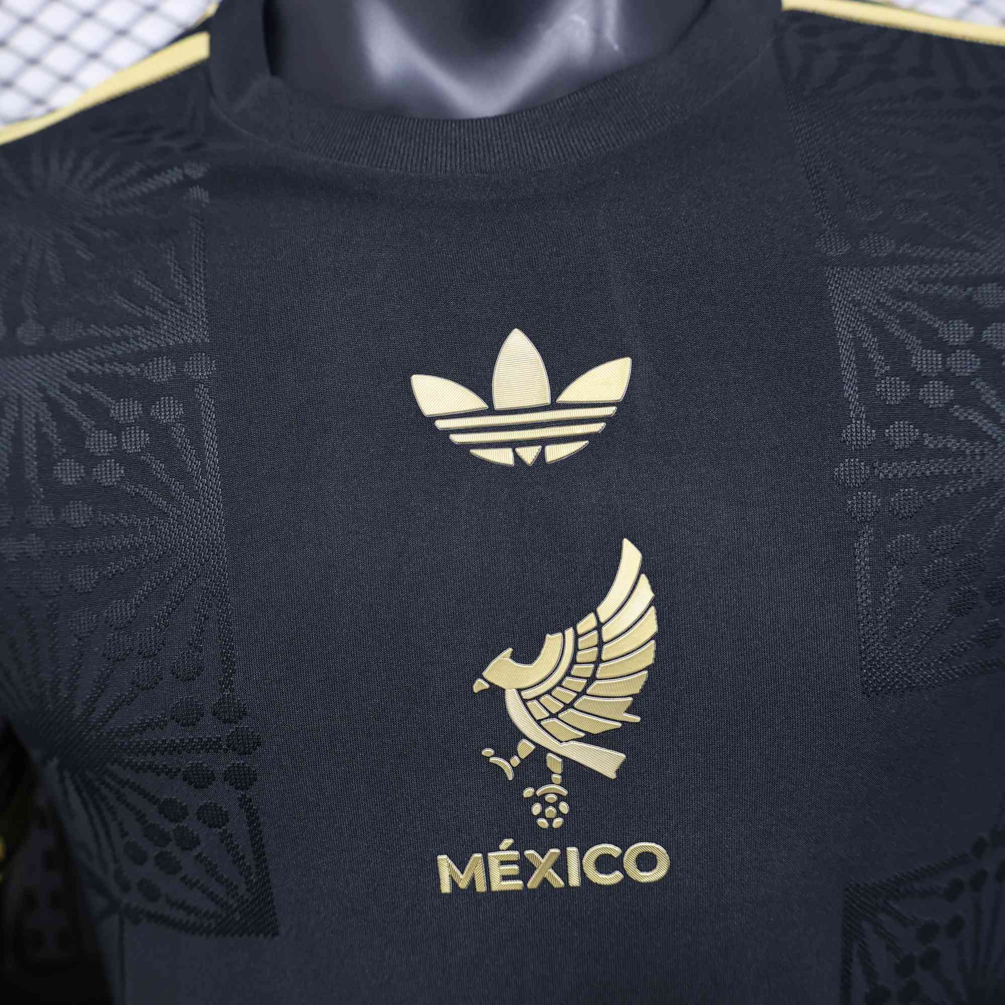 2025 Player Version Mexico Special Edition Gold Cup Black Football Shirt 1:1 Thai Quality