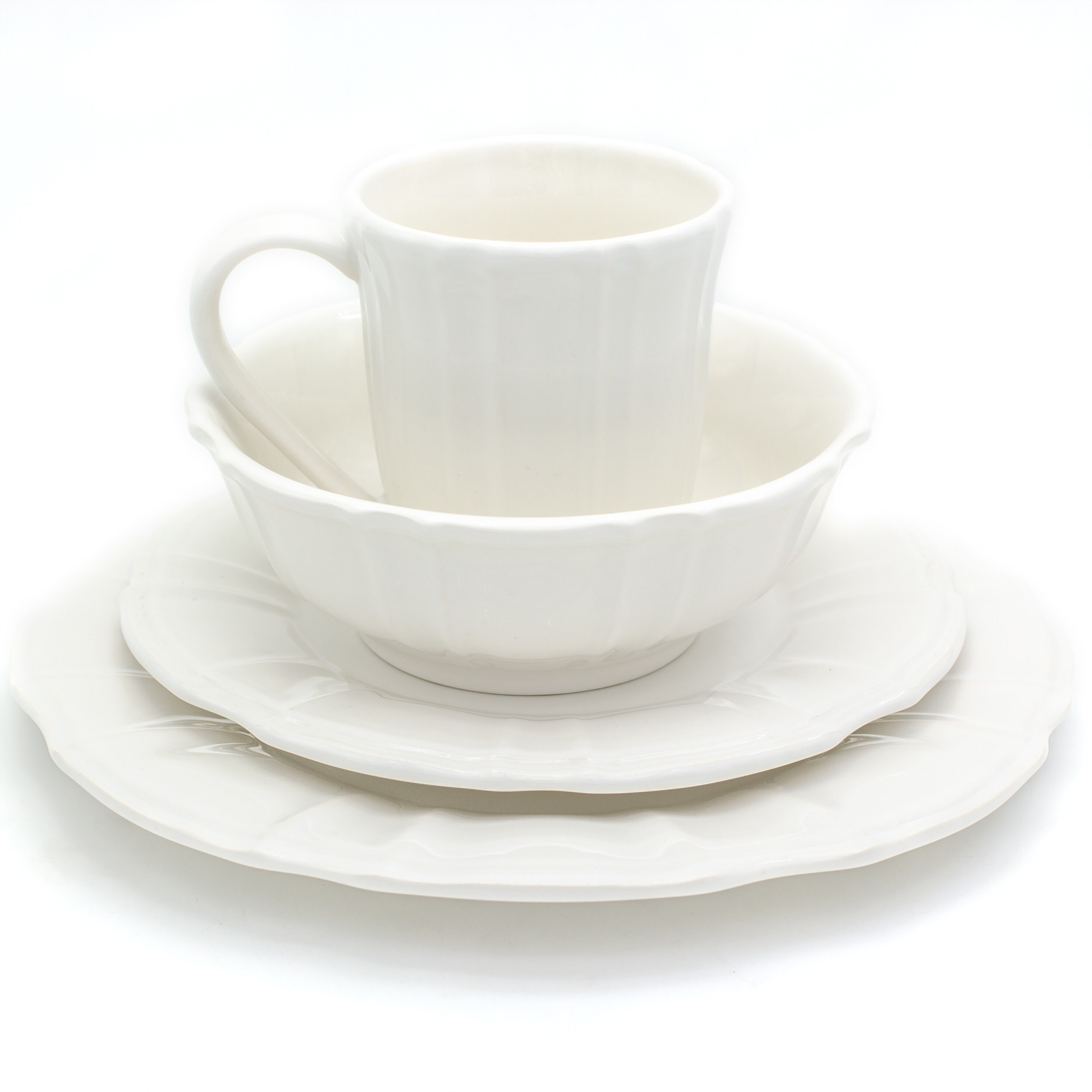 Euro Ceramica  Chloe 16 Piece Dinnerware Set (Service for 4)