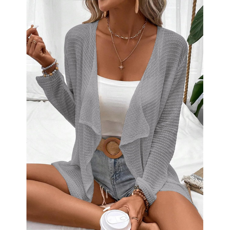 Women's Lightweight Crochet Cardigan