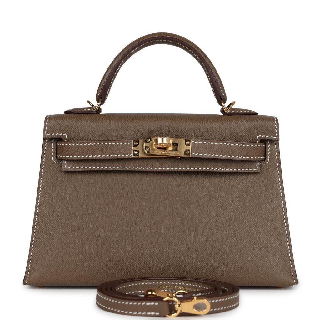 Kelly Sellier 20 Etoupe Madame Gold Hardware