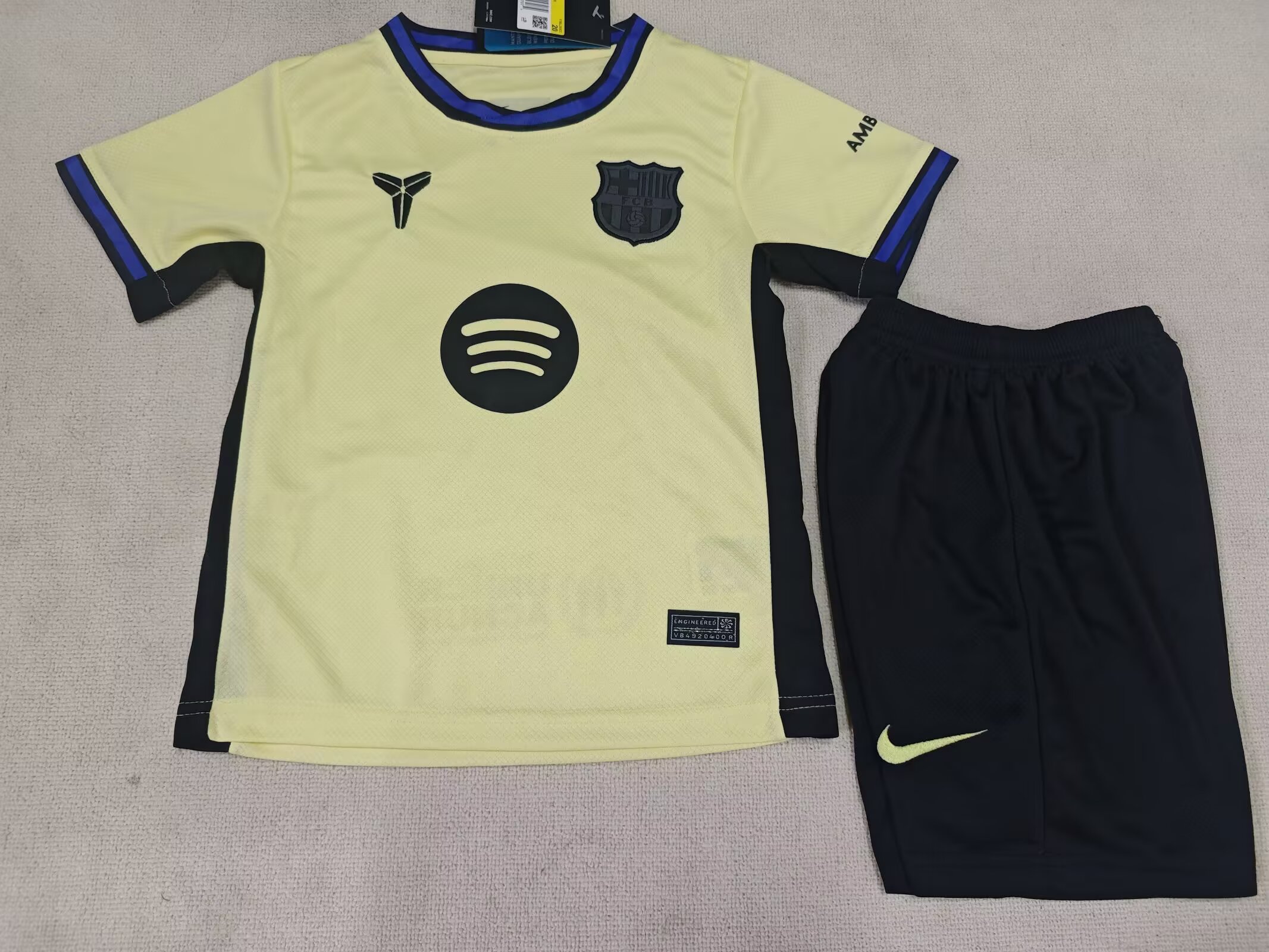 25-26 Barcelona Second Away Kit - Kids Kit